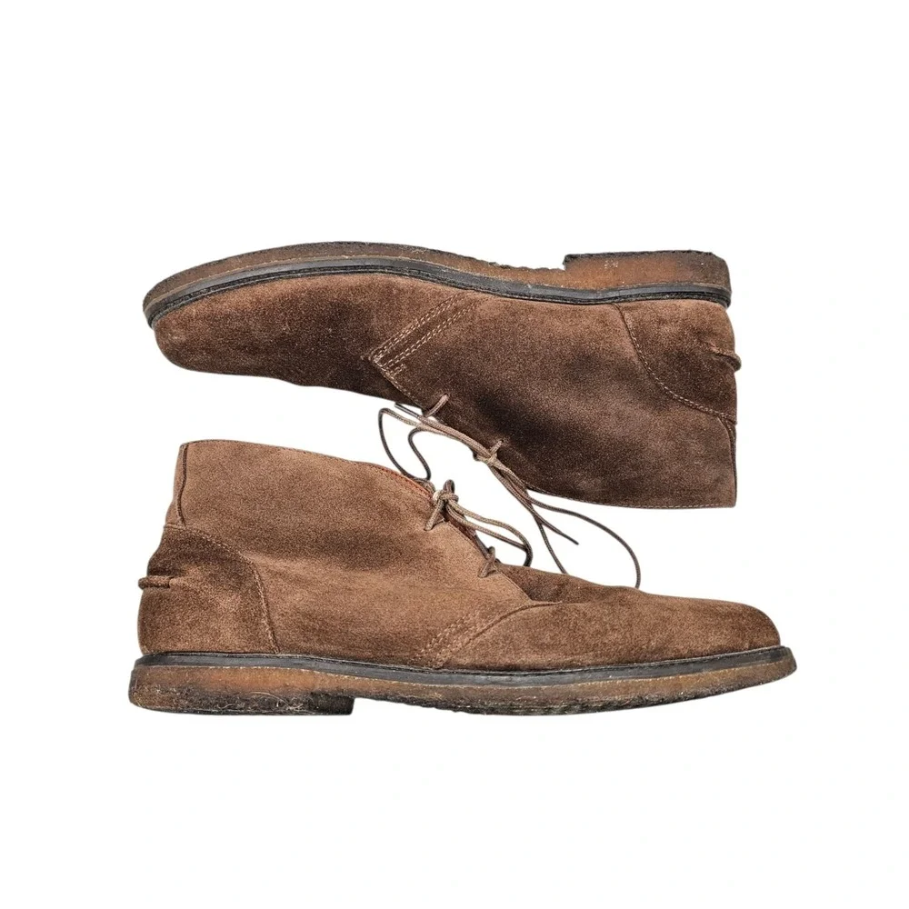 Polo Ralph Lauren Men's Size 12 D US Marlow Brown Suede Crepe Sole Chukka Boots